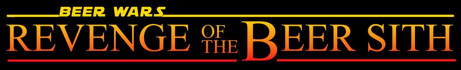 Star Wars Revenge of the Beer Sith banner